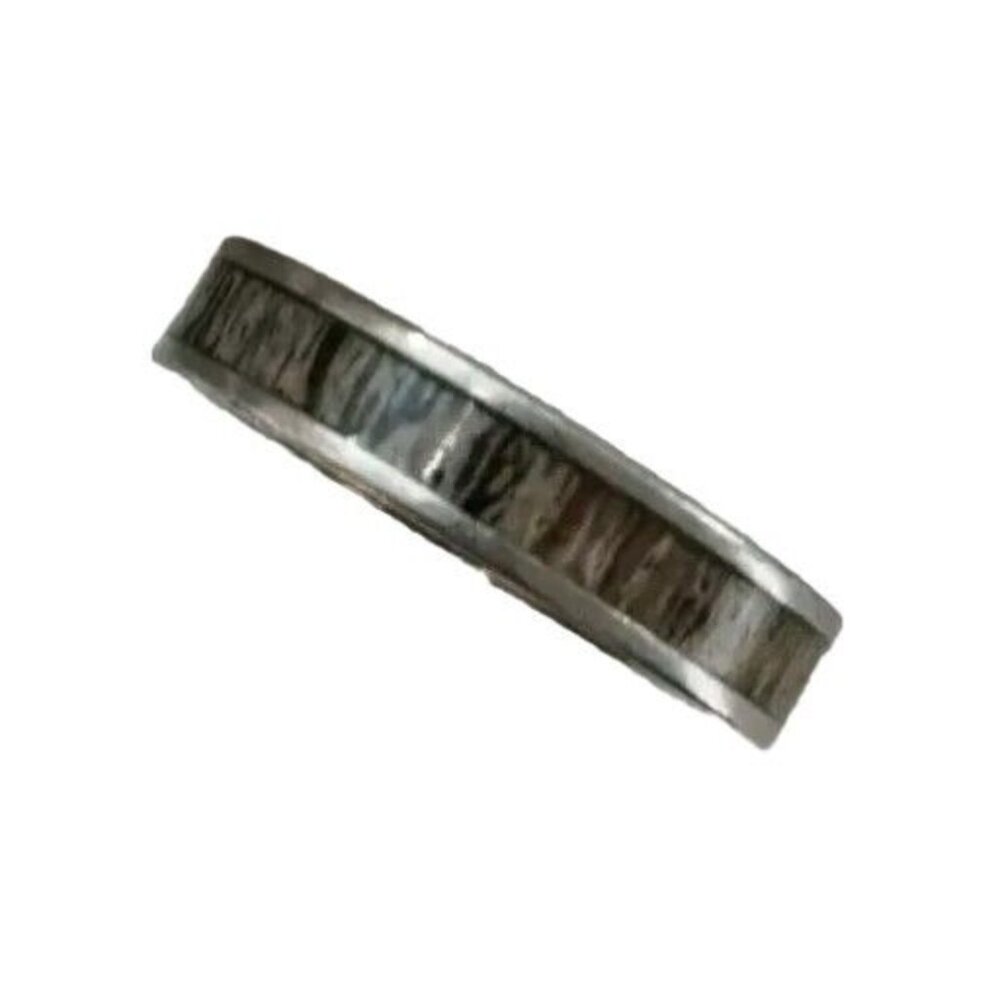 Signed Antlerrings.com Size 18 Deer Antler Ring, Comfort Fit Wedding Band